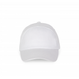 Bahia - Casquette 7 panneaux KP013 - White personnalisable - Vue de face