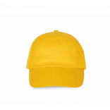 Bahia - Casquette 7 panneaux KP013 - Yellow personnalisable - Vue de face