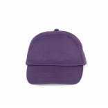 Bahia - Casquette 7 panneaux KP013 - Purple personnalisable - Vue de face