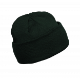 Bonnet tricoté KP031 - Forest Green personnalisable - Vue de face