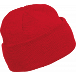 Bonnet tricoté KP031 - Red personnalisable - Vue de face