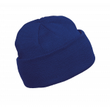 Bonnet tricoté KP031 - Royal Blue personnalisable - Vue de face