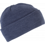 Bonnet tricoté KP031 - Blue Heather personnalisable - Vue de face
