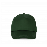 First - Casquette 5 panneaux KP034 - Forest Green personnalisable - Vue de face