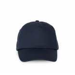 First - Casquette 5 panneaux KP034 - Navy personnalisable - Vue de face