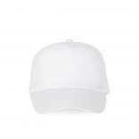 First - Casquette 5 panneaux KP034 - White personnalisable - Vue de face
