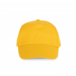 First - Casquette 5 panneaux KP034 - Yellow personnalisable - Vue de face