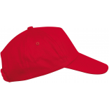 First kids - Casquette enfant 5 panneaux KP041 - Red personnalisable - Vue de face