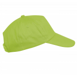 First kids - Casquette enfant 5 panneaux KP041 - Lime personnalisable - Vue de face