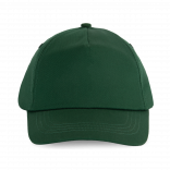 First kids - Casquette enfant 5 panneaux KP041 - Forest Green personnalisable - Vue de face