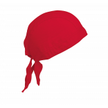 Cap bandana - Bandana unisexe KP044 - Red personnalisable - Vue de face