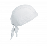 Cap bandana - Bandana unisexe KP044 - White personnalisable - Vue de face