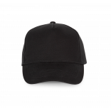 Action II - Casquette 5 panneaux KP051 - Black personnalisable - Vue de face