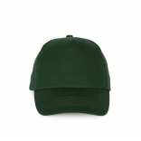 Action II - Casquette 5 panneaux KP051 - Forest Green personnalisable - Vue de face