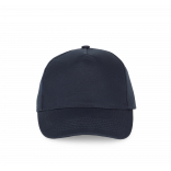 Action II - Casquette 5 panneaux KP051 - Navy personnalisable - Vue de face