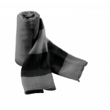 Chèche KP067 - Black / Dark Grey personnalisable - Vue de face