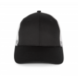 Casquette Trucker KP110 - Black / White personnalisable - Vue de face