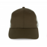 Casquette Trucker KP110 - Khaki / Light Grey personnalisable - Vue de face
