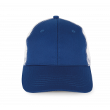 Casquette Trucker KP110 - Royal Blue / White personnalisable - Vue de face