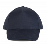 Casquette coton - 5 panneaux KP116 - Navy personnalisable - Vue de face