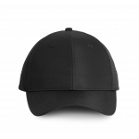 Casquette à panneaux perforé - 6 panneaux KP118 - Black personnalisable - Vue de face