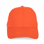 Casquette à panneaux perforé - 6 panneaux KP118 - Sunset Orange personnalisable - Vue de face
