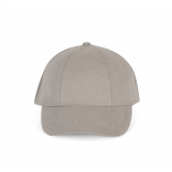 Casquette "Easy printing" - 6 panneaux KP119 - Grey personnalisable - Vue de face