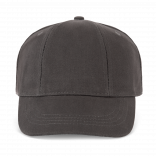 Casquette "Easy printing" - 6 panneaux KP119 - Dark Grey personnalisable - Vue de face