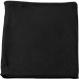 Tour de cou doublé polaire KP121 - Black personnalisable - Vue de face