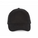 Casquette avec sandwich contrasté - 5 panneaux KP124 - Black personnalisable - Vue de face