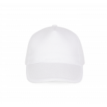 Casquette avec sandwich contrasté - 5 panneaux KP124 - White personnalisable - Vue de face