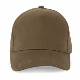 Casquette 5 panneaux KP133 - Khaki personnalisable - Vue de face