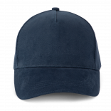 Casquette 5 panneaux KP133 - Twilight Blue personnalisable - Vue de face