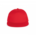 Casquette snapback - 5 panneaux KP139 - Red personnalisable - Vue de face