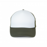 Casquette trucker enfant - 5 panneaux KP143 - White / Grape Leaf personnalisable - Vue de face