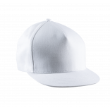 Casquette enfant snapback - 5 panneaux KP147 - White personnalisable - Vue de face
