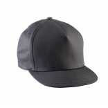 Casquette enfant snapback - 5 panneaux KP147 - Dark Grey personnalisable - Vue de face