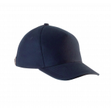 Casquette enfant avec sandwich contrasté - 5 panneaux KP148 - Navy personnalisable - Vue de face