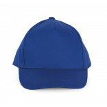Casquette enfant en coton - 5 panneaux KP149 - Royal Blue personnalisable - Vue de face