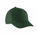 Casquette enfant en coton - 5 panneaux KP149 - Forest Green personnalisable - Vue de face