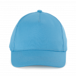 Casquette enfant en coton - 5 panneaux KP149 - Lagoon personnalisable - Vue de face