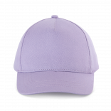 Casquette enfant en coton - 5 panneaux KP149 - Light Violet personnalisable - Vue de face