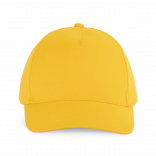 Casquette enfant en coton - 5 panneaux KP149 - Yellow personnalisable - Vue de face