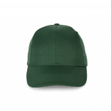 Casquette polyester - 6 panneaux KP156 - Forest Green personnalisable - Vue de face