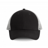 Casquette Trucker - 6 panneaux KP158 - Dark Grey / Light Grey personnalisable - Vue de face