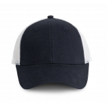 Casquette Trucker - 6 panneaux KP158 - Navy / White personnalisable - Vue de face