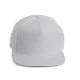 Casquette Snapback - 5 panneaux KP159 - White personnalisable - Vue de face