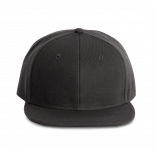 Casquette Snapback - 6 panneaux KP160 - Dark Grey personnalisable - Vue de face