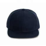 Casquette Snapback - 6 panneaux KP160 - Navy personnalisable - Vue de face