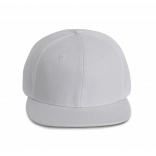 Casquette Snapback - 6 panneaux KP160 - White personnalisable - Vue de face
